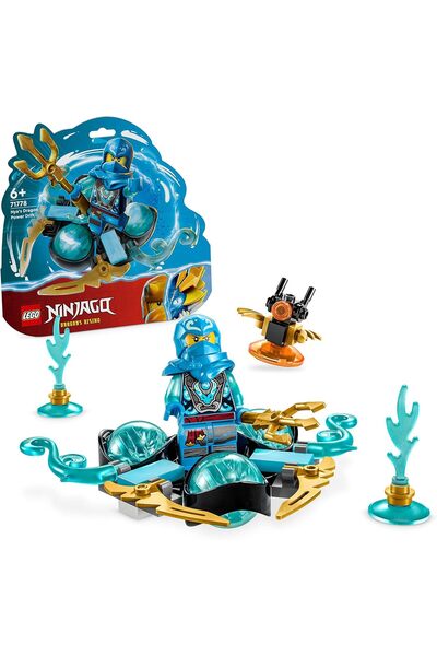 LEGO NINJAGO Nya’s Dragon Power Spinjitzu Drift 71778 Building Blocks Toy Set...