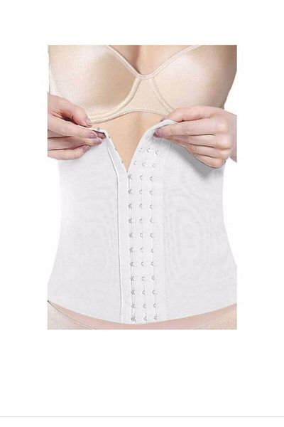 Elit Life 886 ( K-09 ) Waist Slimming Corset with Agraffiti 2 Pieces