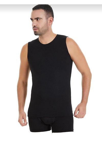 YILDIZ 76 Men's Modal Zero Sleeve Undershirt 12 Pieces