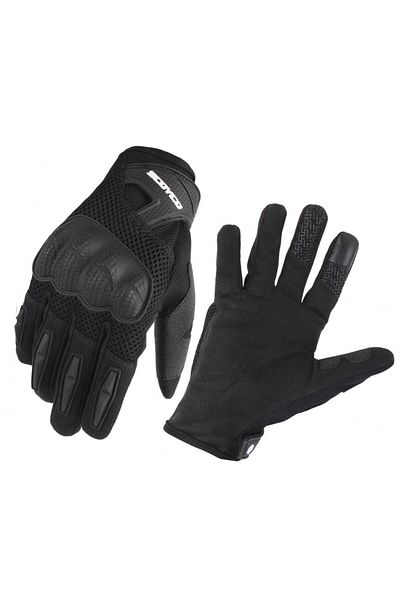 Scoyco Black Mc58 Model Protected Motorcycle Gloves