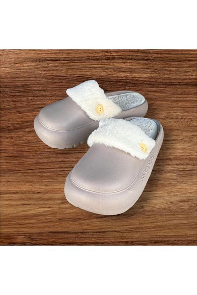 Sonimix Women's Furry Inside Removable and Washable Light Sole Fluffy Slippers