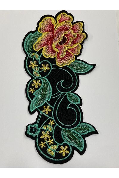 karantuhafiye Embroidery Rose Applique - Rose Gluing Applique