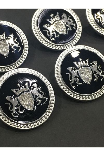 karantuhafiye Trench Coat and Coat Button Set of 6 / Double Lion Model