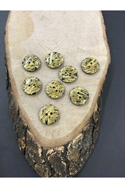 karantuhafiye Σετ 8 τεμαχίων με καμπαρντίνα με κουμπιά και λεπτομέρεια από άχυρο