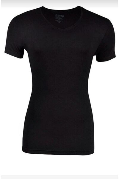 YILDIZ 481 Men's Bamboo V-Neck Short Sleeve Undershirt 6 Pieces