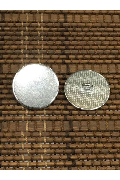 karantuhafiye Trench Coat Jacket Button Set Para Model Silver / 2.3 cm