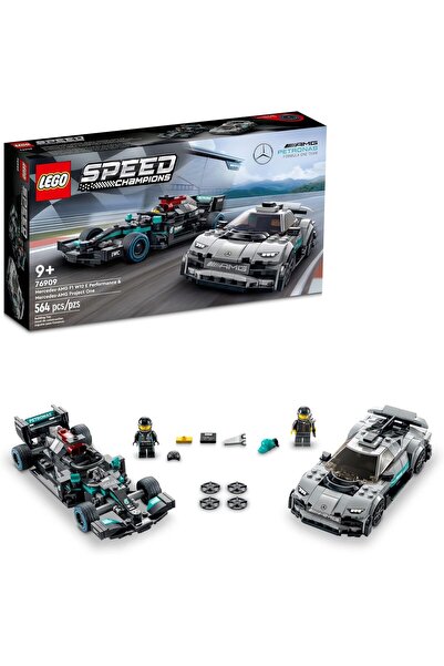 LEGO مجموعة سيارات لعبة سبيد تشامبيونز مرسيدس-AMG F1 W12 E بيرفورمانس وبروجكت...