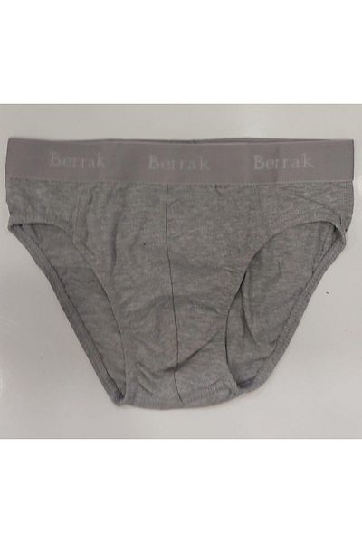 Berrak 1071 Men's Elastic Waist Slip Panty 12 Pieces