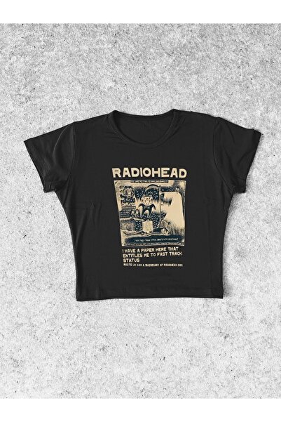 MAYDAY CULTURE Μπλουζάκι Y2K Lycra Combed Cotton Μαύρο Crop Baby Tee