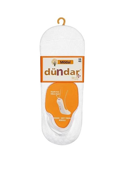 Dündar Plus 6913 Modal Silicone Ballerina Socks 12 Τεμάχια