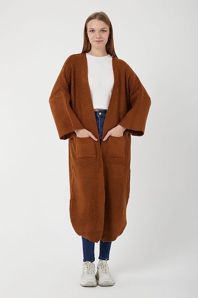 POODLE Cardigan lung pentru damă