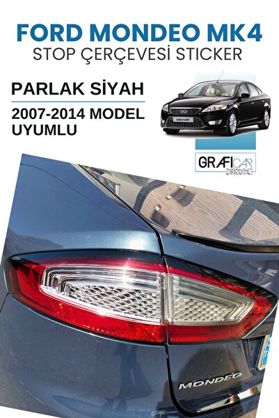 GRAFİCAR Ford Mondeo MK4 Stop Çerçevesi Sticker- 2007-2014 Uyumlu- Kolay Uygu...