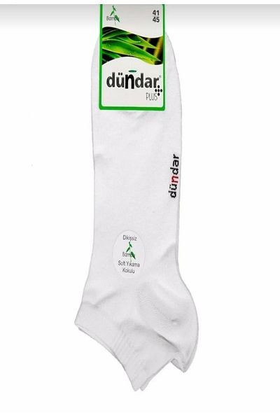 Dündar DÜNDAR PLUS 4605 MEN'S BAMBOO BOOTIES SOCKS 12 PIECES