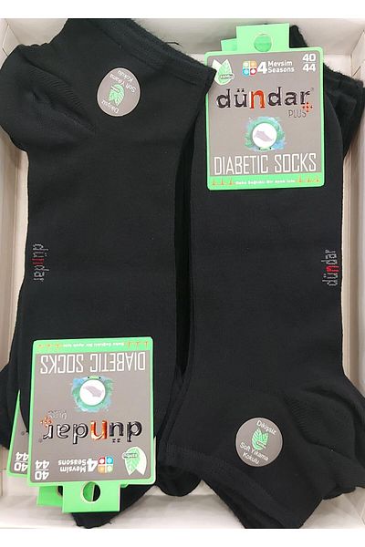 Dündar 5992 Men's Bamboo Booties Diabetic Socks 12 Pieces