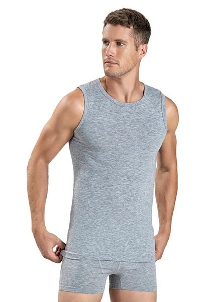 Jiber 114 Men's Zero Sleeve Crew Neck Undershirt 6 Pieces