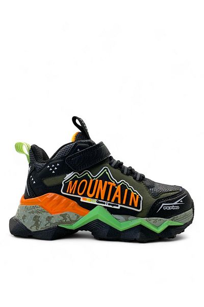 pepino 1846 Orthopedic Boy's Black/Orange Boots