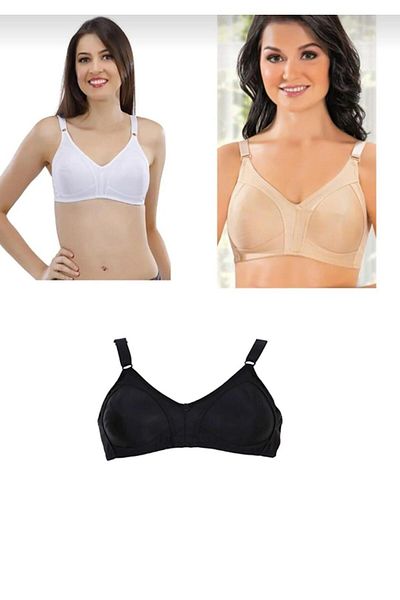 Liza 539 Combed Cotton Lift Sutien Mixed Color 3 Τεμάχια