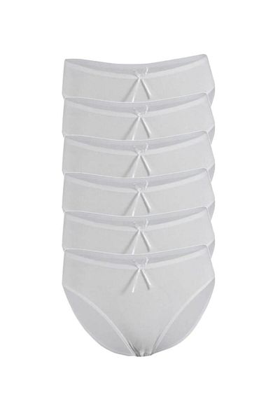 YILDIZ 3910 Chiloți bikini din lycra bambus pentru femei 12 buc