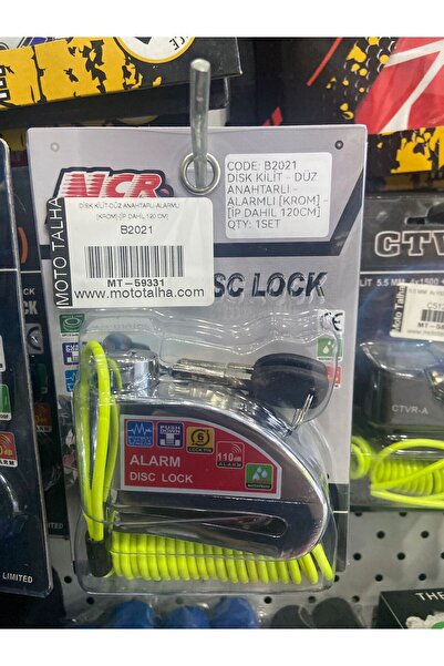 NCR Motosiklet  Alarmlı Disk Kilidi