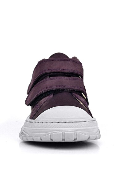 Rakerplus Tails Справжня шкіра Фіолетові застібки Дитячі спортивні черевики