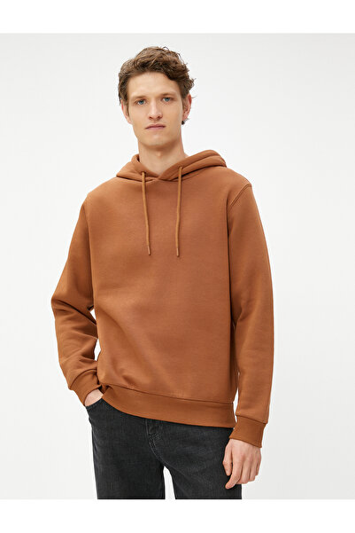 Koton Μακρυμάνικη κουκούλα Basic Sweat Hooded