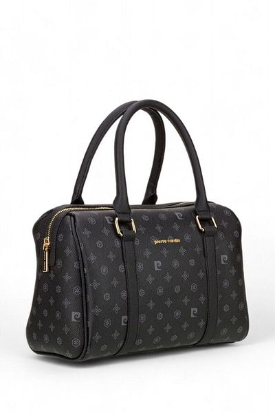 Pierre Cardin Monogram Black Women's Handbag 05Pc24K854-Mn