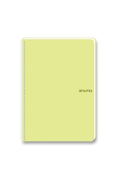 KESKİN COLOR Pastel Sharp Spiral PP Cover Notebook - A4 80 YP Unlined