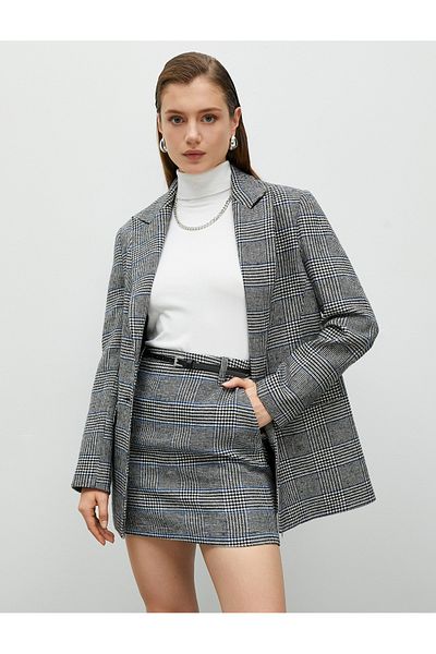 Koton Fustă creion mini cu detaliu curea și buzunare