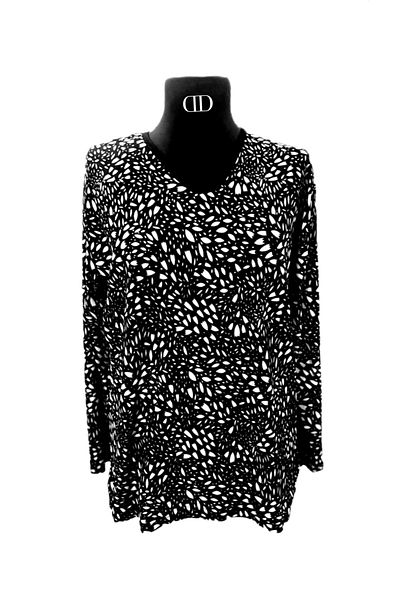 DNC Mother Combed Cotton Long Sleeve Winter Blouse - Drop Pattern