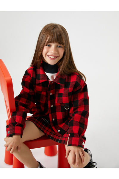 Koton Shirt Jacket Pocket Detailed Long Sleeve