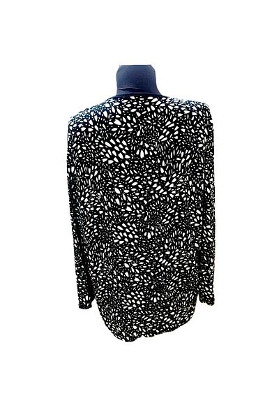 DNC Mother Combed Cotton Long Sleeve Winter Blouse - Drop Pattern