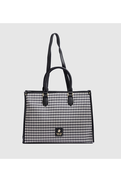 Beverly Hills Polo Club حقيبة توت نسائية باللون الأسود