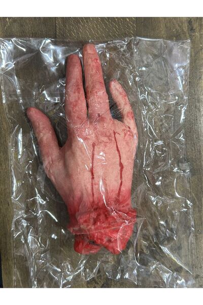 Orca Halloween Kesik Parmaklı Kanlı Dekor El