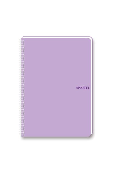 KESKİN COLOR Pastel Sharp Spiral PP Cover Notebook - A4 80 YP Unlined