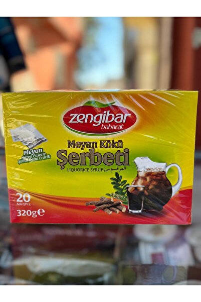 salepcizade Zengibar Meyan Kökü Şerbeti 20 adet zarf 320 gr.