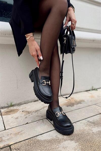 BeBeQ Store Дамски мокасини Togga Black Matte Buckle