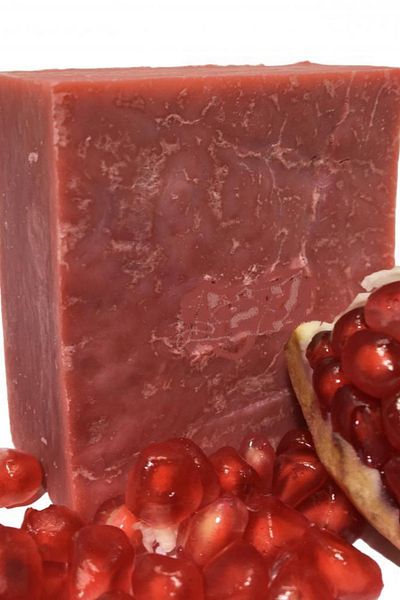 Rasanet Pomegranate Soap Hatay Handmade 100% Organic Natural Soap 1 Mold 130 Grams