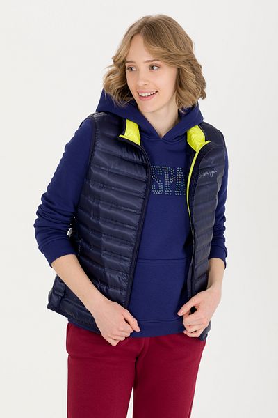U.S. Polo Assn. Women's Navy Blue Vest 50261412 -Vr033