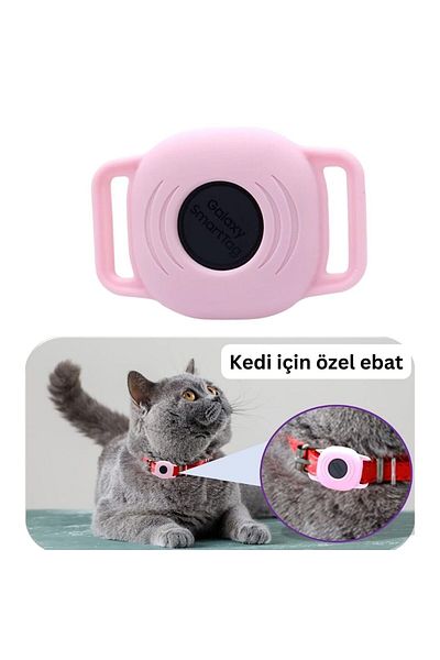 Bambeado Samsung Smarttag Cat Collar Case (Black Color)