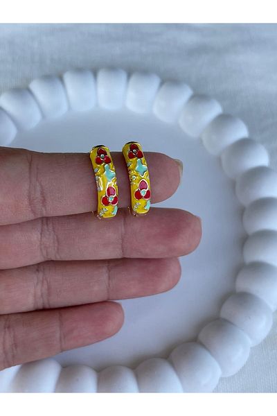 Sens Steel Multicolour Earrings