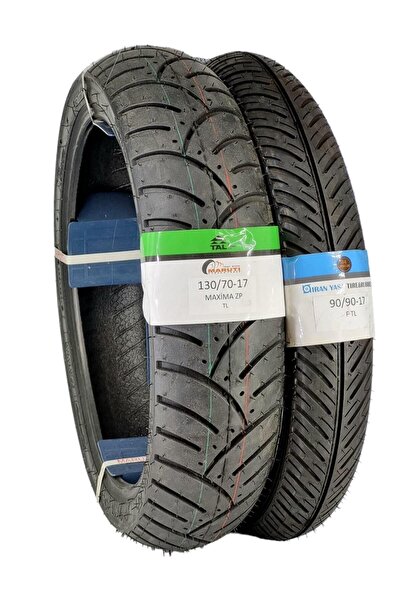 IRAN YASA TIRE&RUBBER Drift L Ön/arka Set 90-90-17 / 130-70-17 Dubleks Motosi...
