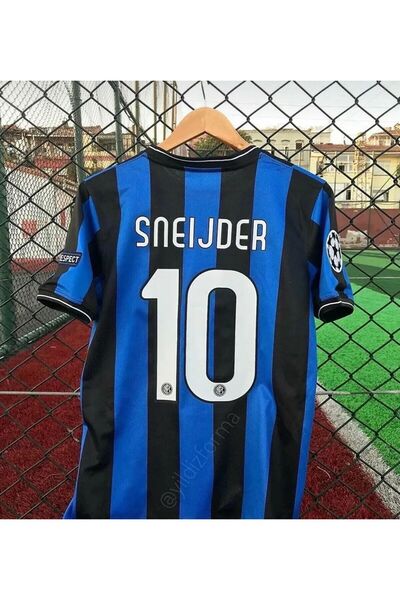 BARBITOS Inter 2010 Madrid Şampiyonlar Ligi Finali Wesley Sneijder Nostalji Forma Zp0