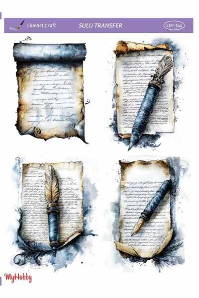 LİNEART LNT344 Sulu Transfer 25 * 35 cm