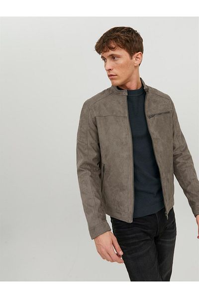 Jack & Jones Jack&jones Light Brown Men's Pu Leather Jacket12147218