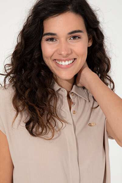 U.S. Polo Assn. Γυναικείο Πέτρινο Φόρεμα 50246329-VR049