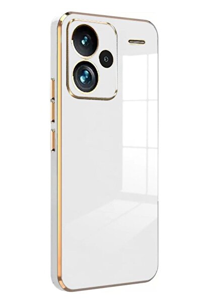 cepmoda Xiaomi REDMİ NOTE 13 PRO PLUS KILIF | Parlak Renkli Yumuşak Gold Çizg...