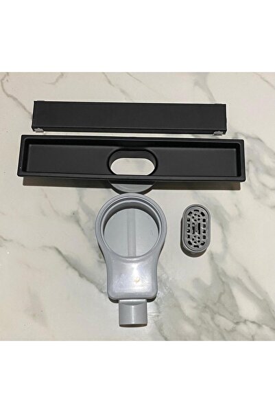 VEGALINE 60 CM SİYAH Yer sifonu Paslanmaz 304 Duş Kanalı Banyo Gideri banyo S...