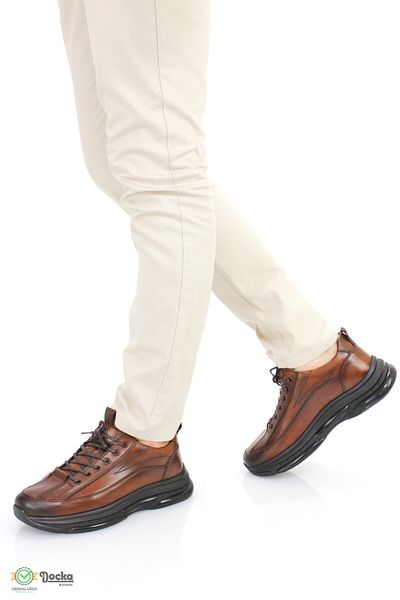 MARCOMEN Men's Genuine Leather Orthopedic Sports Style Seasonal Thick Air Sole Walking Shoes Mr4K/Cs20142