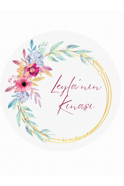 Kişiye Özel Bebek Doğum Mevlid Söz Nişan Kına Düğün Madlen Çikolata 96 Adet 4cm Sticker Etiket