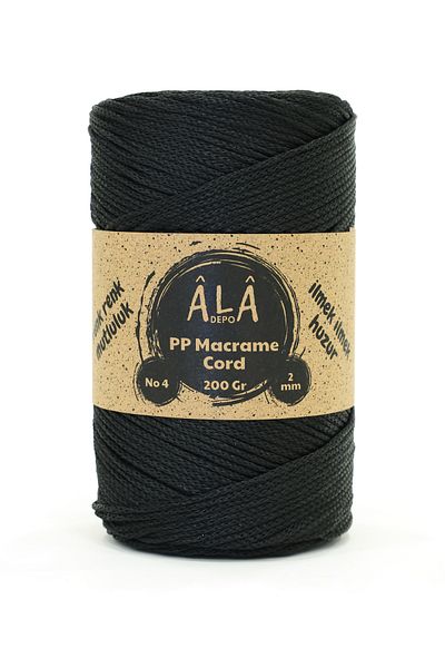 aladepo 200 g Πολυεστέρας (PP) Μακραμέ Σχοινί - Σχοινί 2mm, Σχοινί Supla και Σχοινί τσάντας
